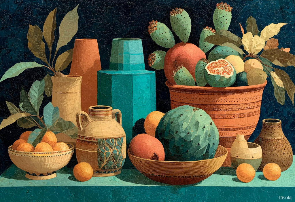 The Full Table — Fiesta Mexican folk art disposable paper placemat